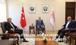 ALİ YALÇIN, YÖK BAŞKANI PROF. DR. EROL ÖZVAR İLE GÖRÜŞTÜ