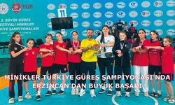 Minikler Türkiye Güreş Şampiyonası’nda Erzincan'dan büyük başarı