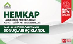Hemkap Kapsamında Kurumsal Performansıyla Öne Çıkan Halk Eğitimi Merkezleri Açıklandı