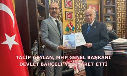Talip Geylan, MHP Genel Başkanı Devlet Bahçeli’yi ziyaret etti