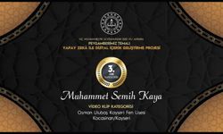 Muhammet Semih Kaya, Video Klip Kategorisi'nde Lise Kategorisi 3.'sü oldu