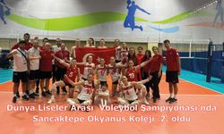 Dünya Liseler Arası  Voleybol Şampiyonası'nda Sancaktepe Okyanus Koleji  2. oldu