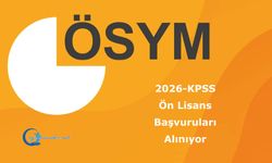 2026-KPSS Ön Lisans: Başvuruları Alınıyor