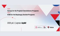 1501-Sanayi Ar-Ge Destek Programı ve 1507-KOBİ Ar-Ge Başlangıç Destek Programı 2026 yılı 2. Çağrıları Açıldı