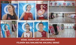 GÜZEL SANATLAR LİSELERİNDEN FİLENİN SULTANLARI'NA ANLAMLI SERGİ