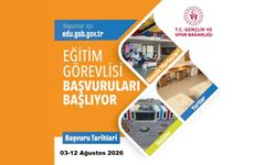 EĞİTİM GÖREVLİSİ BAŞVURULARI BAŞLIYOR