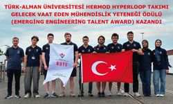 Türk-Alman Üniversitesi HERMOD Hyperloop Takımı, Gelecek Vaat Eden Mühendislik Yeteneği Ödülü kazandı