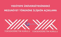 Yeditepe Üniversitesindeki mezuniyet törenine ilişkin açıklama