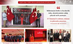 Dünyanın dört bir yanındaki okullarımızda 15 Temmuz ruhu yaşatıldı