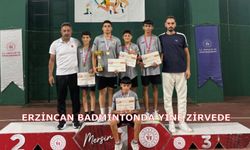 Erzincan Badmintonda Yine Zirvede