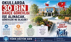 Okullara 30 Bin Bahçe Görevlisi Alınacak