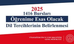 2025 Yılı 1416 Bursları Kapsamında Öğrenime Esas Olacak Dil Tercihlerinin Belirlenmesi