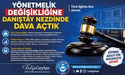 Yönetmelik Değişikliğine Danıştay Nezdinde Dava Açtık