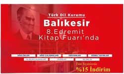 Türk Dil Kurumu yayınları 8. Edremit Kitap Fuarı’nda