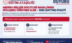Ohio (Dayton) eyaletine sözleşmeli öğretmen alınacak