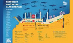 Teknofest Mavi Vatan "Etkinlik Haritası”