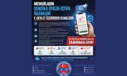 MEMURLARIN SENDİKA ÜYELİK VE İSTİFA İŞLEMLERİ E-DEVLET ÜZERİNDEN OLMALIDIR!
