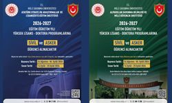 Yüksek lisans ve doktora programlarına sivil ve asker öğrenci alınacak
