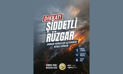 Orman yangını riski çok