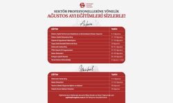 Sektör profesyonellerine yönelik Ağustos ayı eğitimlerimiz sizlerle!
