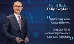 2026 AGS kapsamında en az ücretli öğretmen sayısı kadar kontenjan ayrılmalıdır!