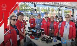 Teknoloji İmam Hatip Liseleri TEKNOFEST Mavi Vatan'da Projelerini Sergiledi