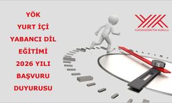 YÖK Yurt içi Yabancı Dil Eğitimi 2026 Yılı Başvuru Duyurusu