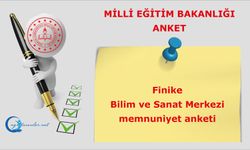 Finike Bilim ve Sanat Merkezi memnuniyet anketi
