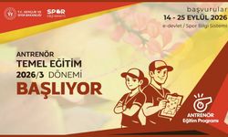 2026'nın Üçüncü Antrenör Temel Eğitim Programı başvuruları başladı