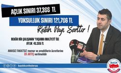 ÖĞRETİCİ: AÇLIK SINIRI 37.388 TL, YOKSULLUK SINIRI 121.786 TL OLDU SABİT GELİRLİLERE REFAH PAYI ŞARTTIR!