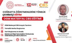 COĞRAFYA ÖĞRETMENLERİNE YÖNELİK ÇEVRİMİÇİ EĞİTİM