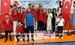 TÜRKİYE KARATE YILDIZLAR LİGİ’NDEN ERZİNCAN’A 13 MADALYA!