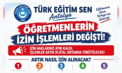 Öğretmenlerin İzin İşlemleri Değişti