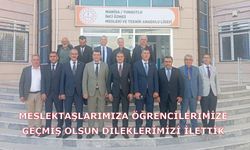 Meslektaşlarımıza öğrencilerimize geçmiş olsun dileklerimizi ilettik