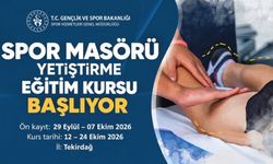 SPOR MASÖRÜ YETİŞTİRME EĞİTİM KURSU AÇILIYOR
