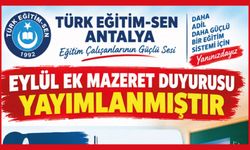 İşte Eylül Ek Mazeret Süreci