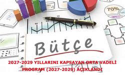 2027-2029 yıllarını kapsayan Orta Vadeli Program