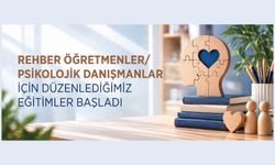 Rehber Öğretmenler/Psikolojik Danışmanlar İçin Düzenlediğimiz Eğitimler Başladı