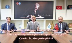 Rehber Öğretmenlerimiz ve Psikolojik Danışmanlarımız İçin Hazırladığımız Eğitim Programının Açılışı Çevrim İçi Gerçekleştirildi