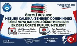 Seminer Ek Ders Ücreti