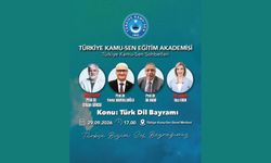 “Türkiye Kamu-Sen Sohbetleri”ni, "Türk Dil Bayramı" vesilesiyle Türkçemizi konuşarak başlatıyoruz