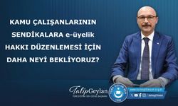 KAMU ÇALIŞANLARININ SENDİKALARA e-üyelik HAKKI DÜZENLEMESİ İÇİN DAHA NEYİ BEKLİYORUZ?