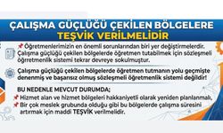 ÇALIŞMA GÜÇLÜĞÜ ÇEKİLEN BÖLGELERE TEŞVİK VERİLMELİDİR