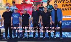 Kayseri TSK Spor Gücü Kır Koşusu Takımımızdan Büyük Başarı