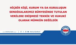 MEMUR SEN'den üye bilgileri açıklaması