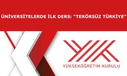 Üniversitelerde ilk ders: “Terörsüz Türkiye”