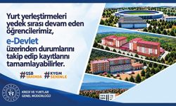 Yurtlara yerleşmek için yedek sırası bekleyen öğrencilerin yerleştirme işlemleri başladı