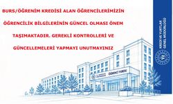 Burs/Öğrenim kredisi alan öğrencilerimizin dikkatine