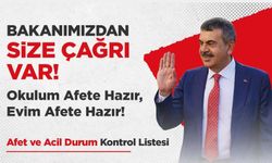 Ekim “Afetler ve Dayanıklılık Ayı” kapsamında “Bakanımızdan Size Çağrı Var!”