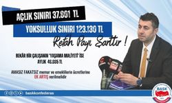 Açlık Sınırı 37.801 TL, Yoksulluk Sınırı 123.130 TL Old